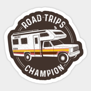 Road Trips Champion Sticker